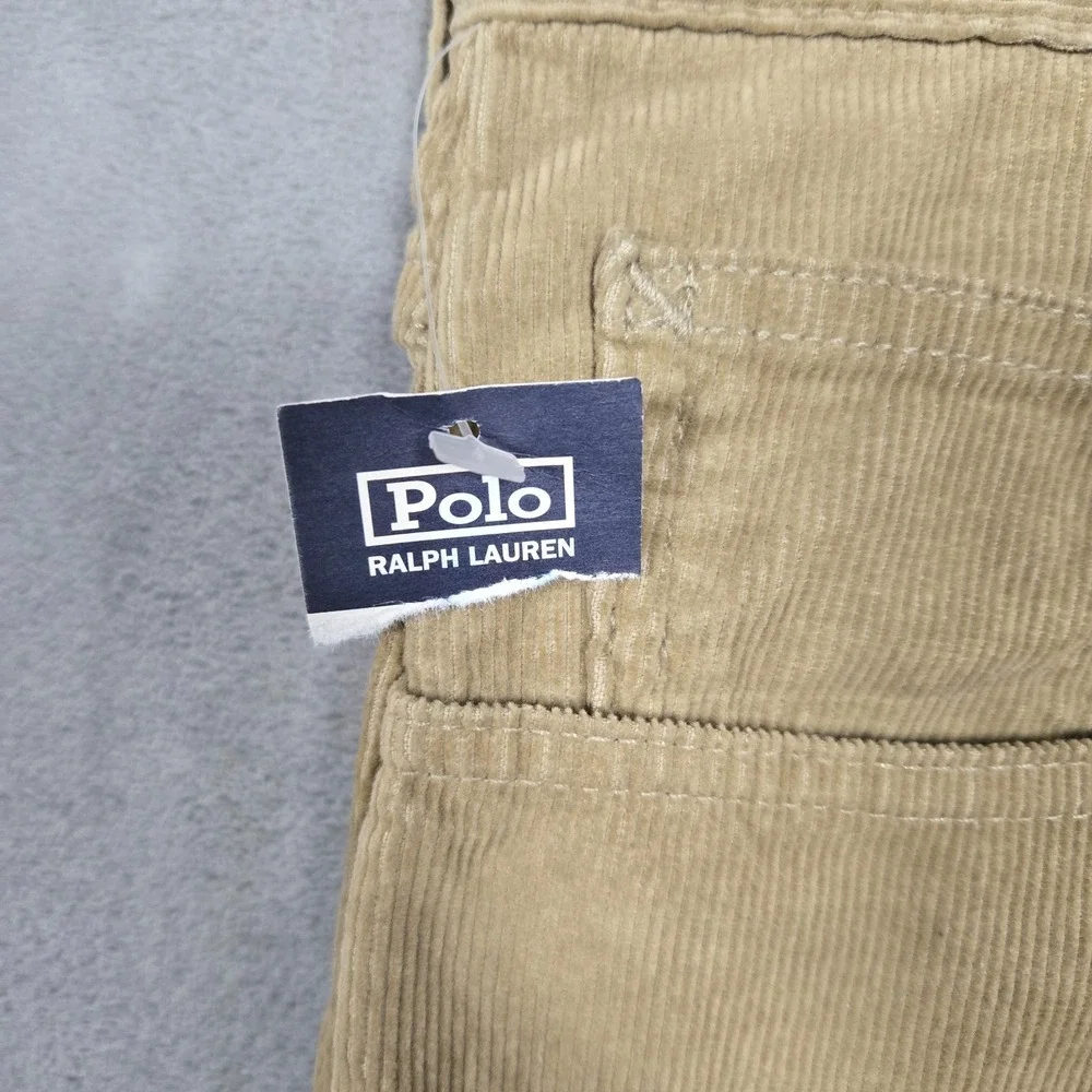 Vintage Polo Ralph Lauren Corduroy Pants‎ mens 38x32 relaxed NEW 100% cotton